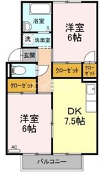 ヴィレッヂ箕島の物件間取画像